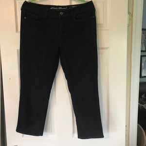 Eddie Bauer curvy crop jean pants